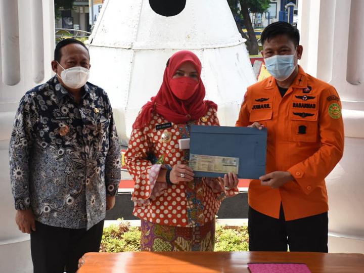 Percepat Operasi Penyelamatan, Pemkot Beri Bantuan Kepada Basarnas Provinsi Lampung